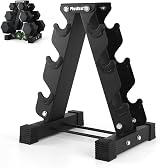 PhysKcal 3-Tier Dumbbell Rack Neoprene Storage Stand Vertical Tree