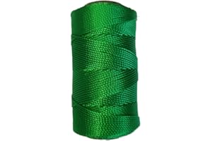 LSGZJZY High Strength Nylon String line #18, 500 Ft, for Construction, Archaeology,Garden,Tomato,Climbing Plant,Tie Floristry,Fishing,Wrapping,Camping and Outdoor Survival,Netting Home Improvement (Green)
