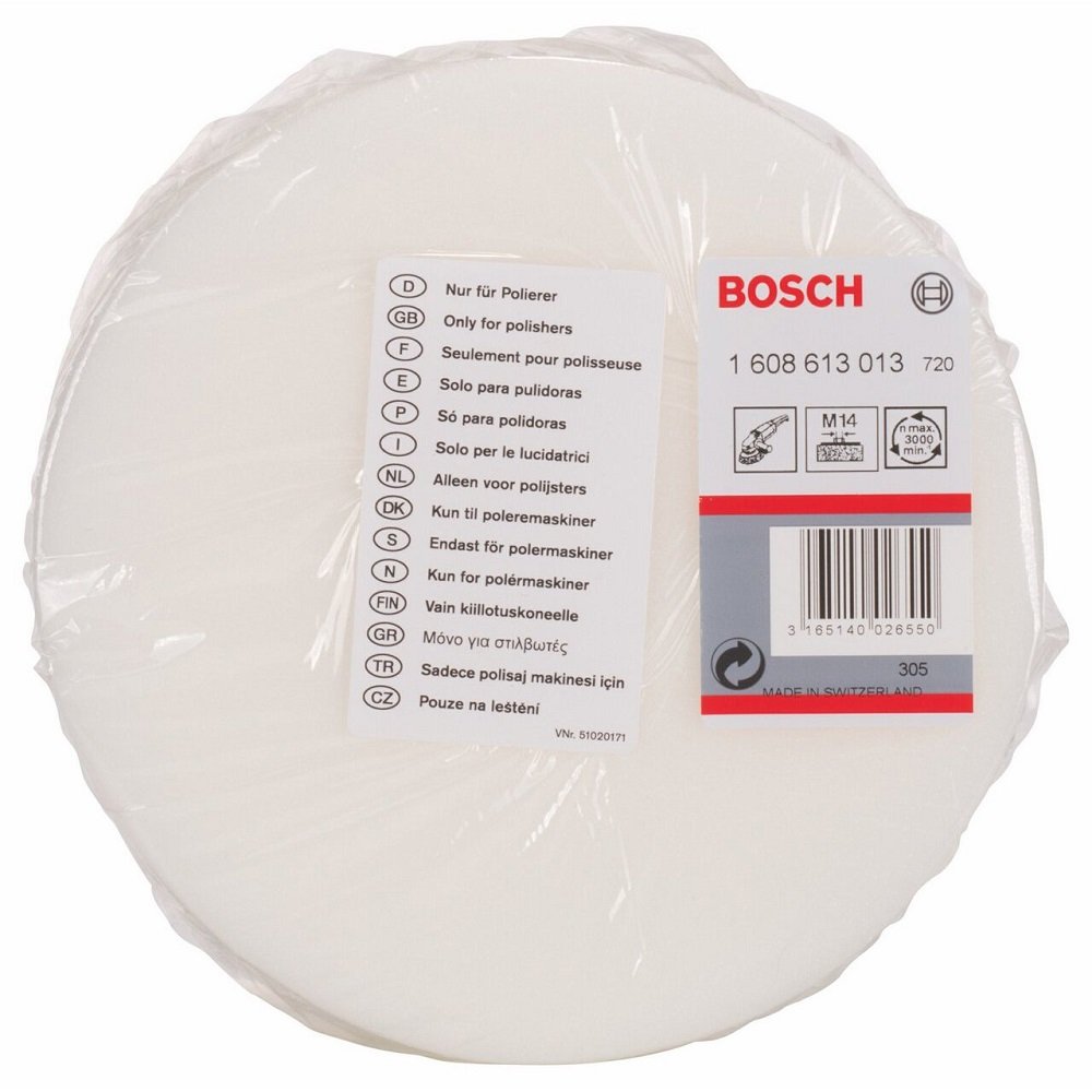Bosch Professional 1608613013 Polishing Sponge with M14 Thread, 160mm