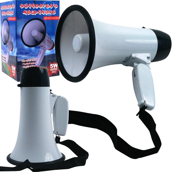 Trademark Global Powerful Electric Megaphone Speaker
