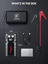 FLYLINKTECH 5000A Car Jump Starter Power Bank LED Light 18000mAh IP67 view 7