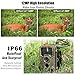 [Updated Version] 16MP 1080P HD Game and Trail camera for Deer Hunting No Glow Infrared Scouting Camera Night Vision max to 82ft with 46pcs LEDs , 2.4