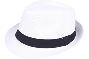 TZ PROMISE Unisex Fedora Hat Trilby Cuban Sun Protection Short Brim