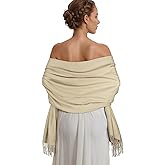 RUI VTRON Pashmina Shawl Wraps for Women Large Winter Scarf Soft Shawls and Wraps for Evening Dresses Shawl for Wedding