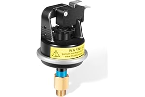 DearChan 2 Psi R0013200 Swimming Pool Heater Air Pressure Switch Replacement with O-Ring for Jandy/Zodiac/Laars/Teledyne Pool & Spa Heaters