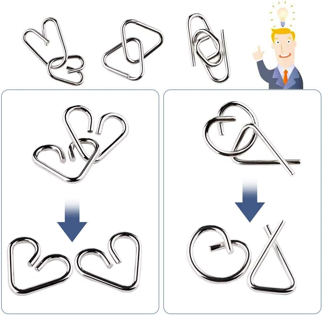 Amazon 知恵の輪 大人 難しい パズル 脳トレ 謎解き 手遊び 知育玩具 リングパズル 教育 勉強 子供 大人 自粛中 30個 立体パズル おもちゃ