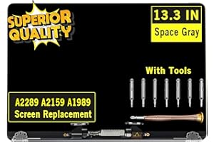 GBOLE Screen Replacement for MacBook Pro A1989 A2289 A2159 EMC 3214 EMC 3358 EMC 3348 EMC 3456 EMC 3301 LCD Screen Display Fu