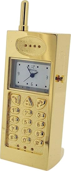 Gold Handy Miniatur Uhr von Gift Time Products