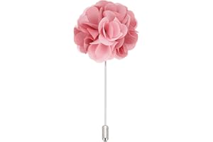 PATIKIL Flower Boutonnieres Pin, Lapel Pin for Men Camellia Flower for Wedding Graduation Anniversary Brooch Graduation Outfi