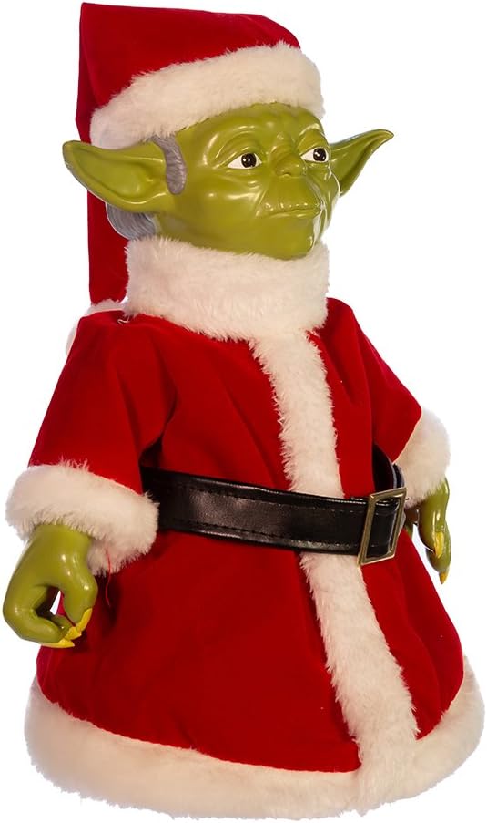 Tree Toppers - Kurt Adler Classic Yoda Table Piece/Treetop Figurine, 10-Inch