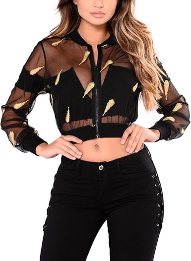 crop top with short jacket