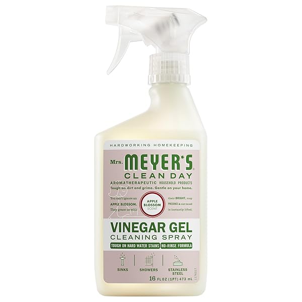 MRS. MEYER’S CLEAN DAY VINEGAR GEL CLEANING SPRAY,...