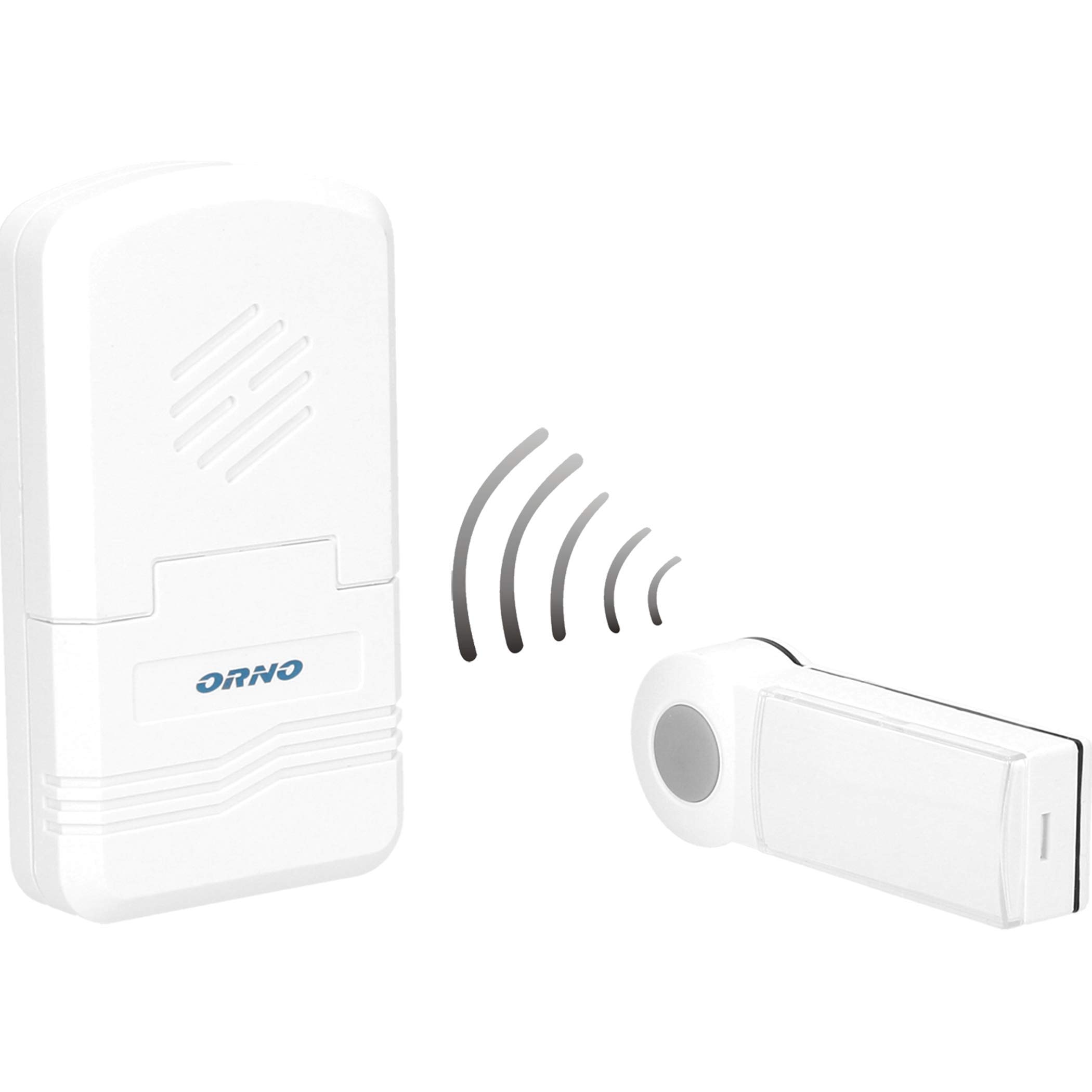 Orno OR-KH-122 Disco Wireless Doorbell Battery Operated with Volume Control and 70m Range