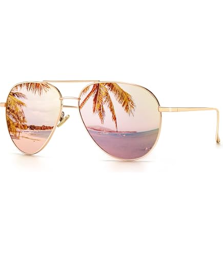 Amazon.com: livho Sunglasses for Men Women Aviator Polarized  display picture 1