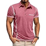 Men's Casual Polo Shirts Classic Short Sleeve