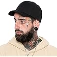 CLAPE Short Brim Baseball Cap, Fashion Cotton Anti Sweat Sunscreen Trucker Hats Short Bill Hats for Men