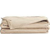 UnHide Lil Marsh Traveler - Travel Blanket - Faux Fur Blanket - Durable, Lightweight, Extra Soft Blanket - Machine Washable - Beige Bear (50” x 60”)