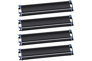 Compatible for HPRT MT800 Portable A4 Printer | 2/4 Rolls Thermal Transfer Ribbon with RFID Function for Document Printing(4 