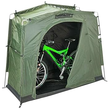 Amgs Bike Shed Outdoor Garden Patio Storage Road Mini Mountain