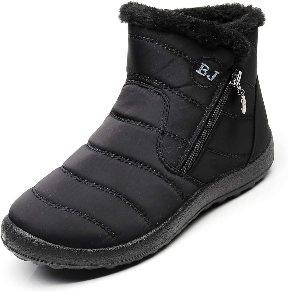 NOT100 Womens Waterproof Snow Boots Warm Comfy