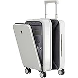 Hanke Upgrade Carry On Luggage with Front Laptop Pocket, 20'' PC Hard Case Suitcases with Spinner Wheels & TSA Lock,Rolling L