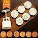 Cookie Stamps, 3D Moon Cake Mold Hand Press Cookie Stamps Pastry Tool, Food-grade Resuable Flower Biscuit Cake Cookie Stamps, 1 Mold 6 Stamps 65g (75g)