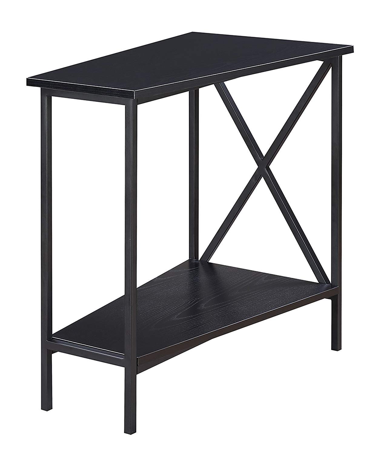Best Convenience Concepts American Heritage End Table With Shelf And Drawer