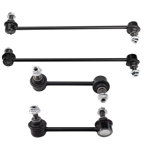 TRQ Front & Rear Sway Bar Stabilizer Link Set Compatible with 2014-2020 Acura MDX