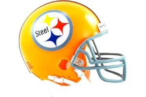 Pittsburgh Steelers 1962 Throwback Replica Mini Helmet w/ Z2B Face Mask