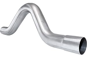 FORTLUFT Universal Mandrel Exhaust Bend Pipe & Elbow Stainless Steel (Bypass Rear Axle, 2.25''/57mm)