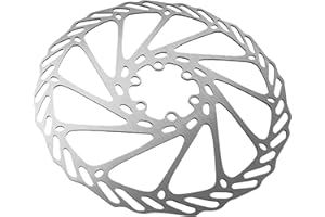 Tektro 180mm Bike Disc Brake Rotor, 6 Bolt with Bolts Included for Mountain, Road, E-Bike, BMX, T180-24 Series