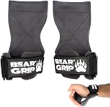 BEAR GRIP Multi Grip Straps/Hooks Heavy Duty Lifting Straps with Padded Wrist view 1
