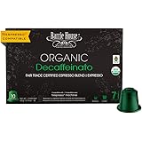 Nespresso Compatible Barrie House Fair Trade Organic Decaffeinato Espresso Capsules 10 ct--Fits in Nespresso Original Line-- 90-day satisfaction guarantee