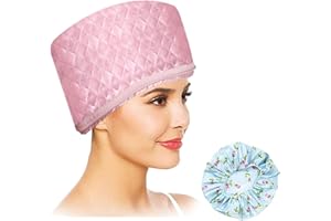 110V Electric Hair Cap Thermal Cap Hat Hair Thermal Treatment Cap with 2 Mode Temperature Control For Hair Spa Home Hair Ther