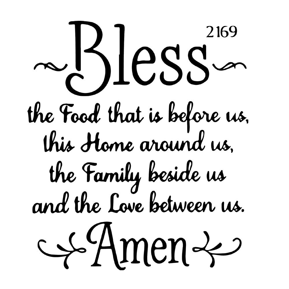 2169 Bless Prayer Words Bible Wall Decal Sticker