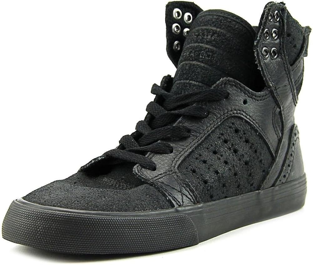 black brogue trainers