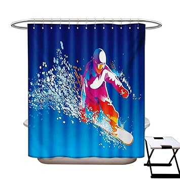 Amazon Com Blountdecor Youth Shower Curtains 3d Digital Printing