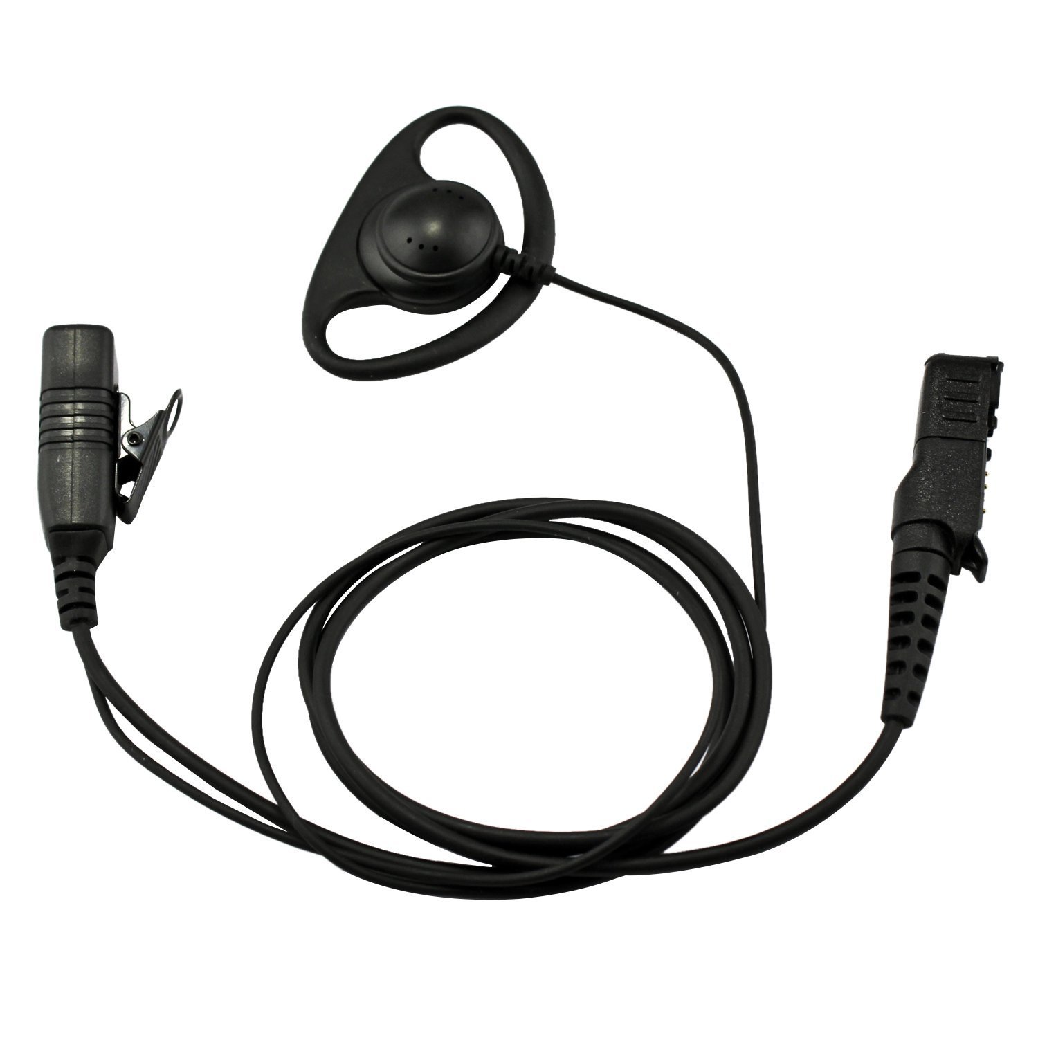abcGoodefg D Shape FBI Headset Earpiece PTT MIC for Motorola Xpr3300  Xpr3500 DEP550 XIR P6620 DEP570 S49 P6600 E8600 E8608 DEP570 MTP3200  MTP3250 DP2000 ...