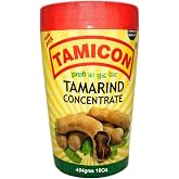 Tamicon Tamarind Concentrate | Sweet &amp; Sour Tamarind Paste | Authentic South Indian Style Flavor | Perfect for Curries, Sauces, Dips &amp; Soups | 16.01 Oz (454gm)