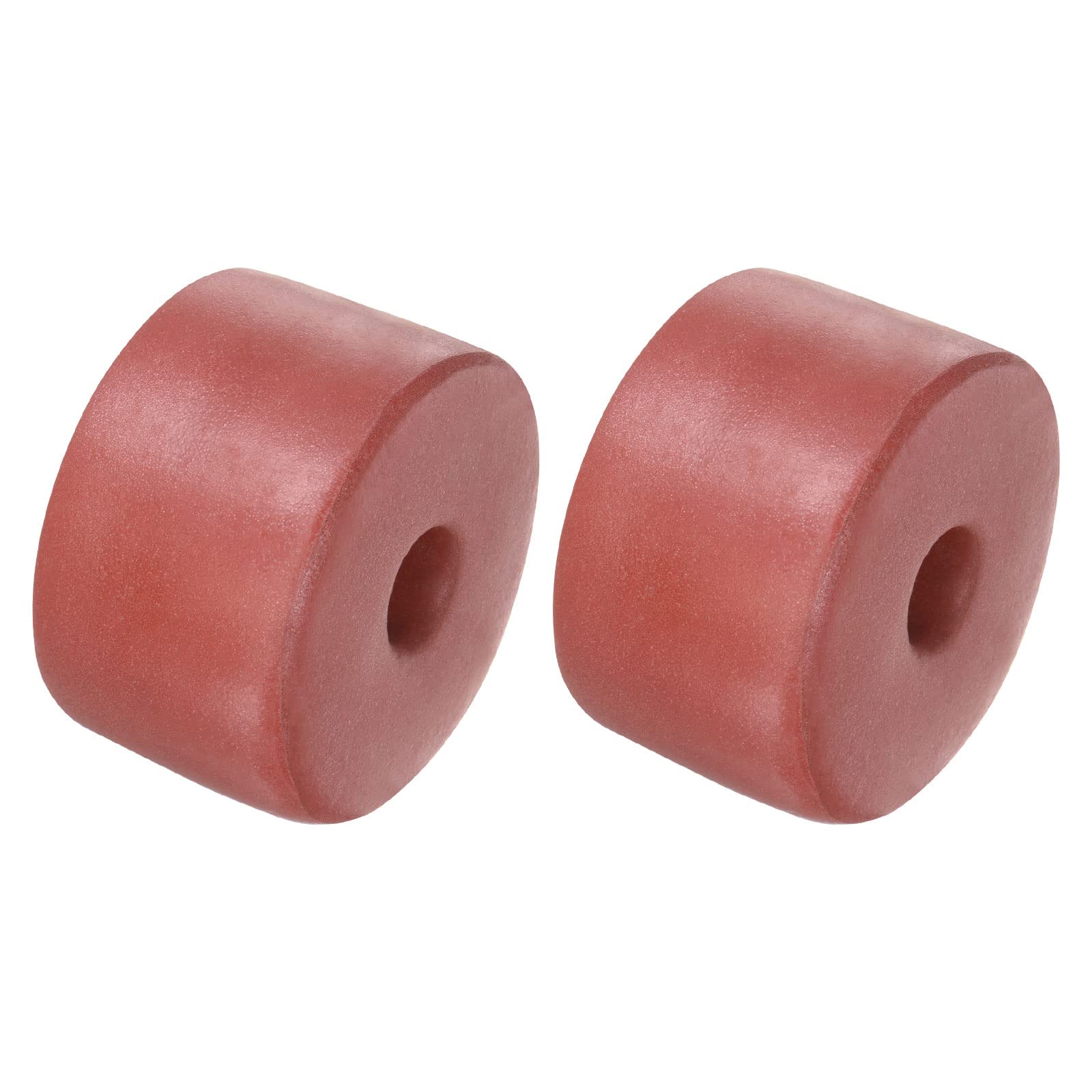 PATIKIL 1.97x3.54 Inch Deep Water Fishing Float, 2 Pack 290g Foam Marker Buoy for Trail Markers Dock Floats Kayak Boats Swim, Red