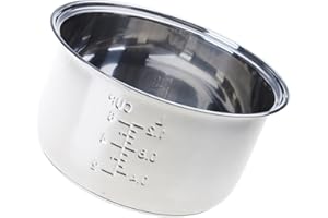 Nonstick Rice Cooker Inner Bowl 304 Stainless Steel Construction Even Heating Inside Bowl Replacement Accessories Rice Cooker