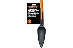 Fiskars Seed Planting Trowel, Black