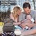 Diaper Bag Backpack - Polaris Multi-Function Maternity Nappy Bags for Baby Care | Travel Backpack with Large Capacity, Stroller Straps, Waterproof Cover - Durable and Stylish (Grey)