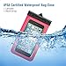 TETHYS Universal Waterproof Case for Apple iPhone 6 6S 5S 5C 5 4S, Galaxy S6, S6 Edge S5 S4, iPod Touch and Other Smartphone -[Cherry Blossom Pink] Ultrapouch Waterproof Life Pouch Dry Bag Cases Perfect for Boating/Kayaking/Rafting/Swimming- IPX8 Certified [Not Compatible with iPhone 6 Plus 5.5inch/Galaxy Note 4 3 2]