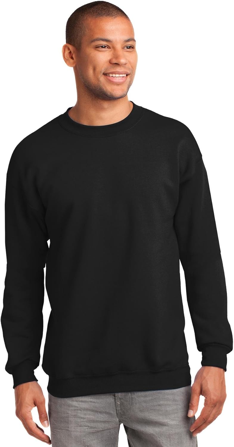 Port & Company Men's Tall Ultimate Crewneck Sweatshirt at  Men’s Clothing store