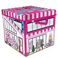 Barbie ZipBin 40 Doll Dream House Toy Box and Playmat, Styles May Vary