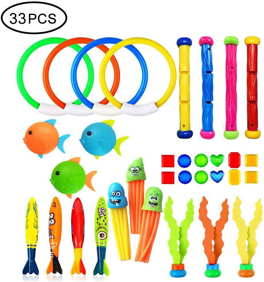 swim through pool rings