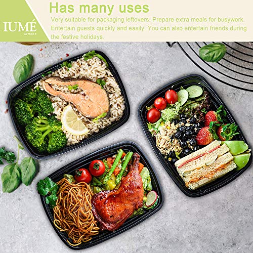 5 Meal+Prep+Containers+Lids+50Pack