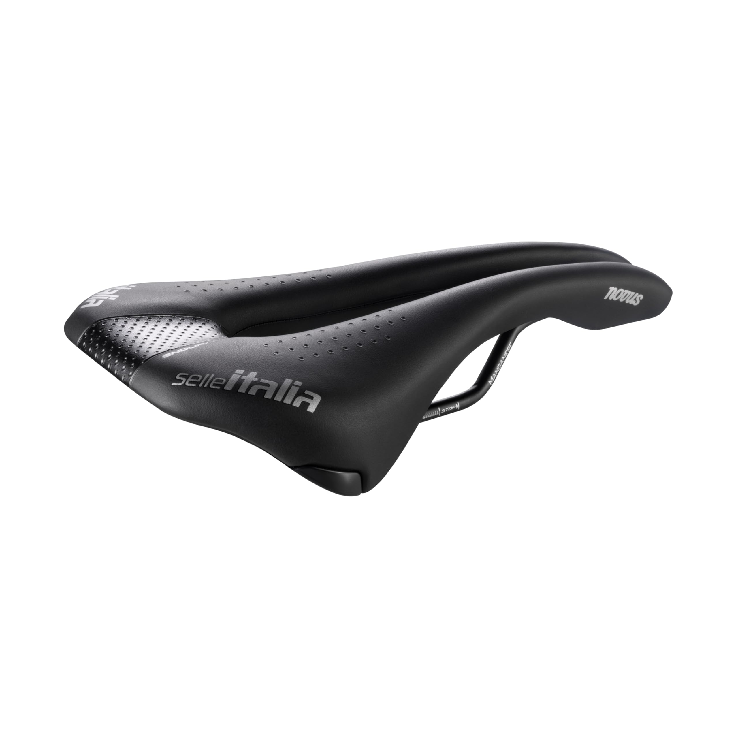 Selle Italia Novus Superflow Endurance TM Road Bike Saddle - Comfortable Men and Women MTB and Road Bicycle Seat - 282 x 138mm, Men, 306g, Black
