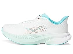 Hoka Women's Mach 6 Sneaker, Frost/Rose Gold, 8.5